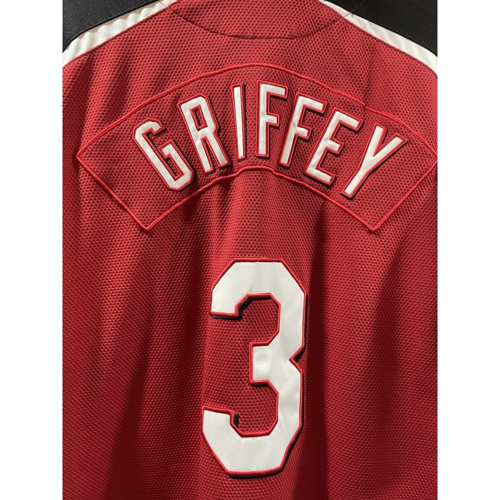 Ken Griffey Jr MLB Cincinnati Reds Jersey#3 Genuine Merchandise - Picture 11 of 15